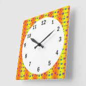 正方形（大）壁時計 スクエア壁時計 (傾斜)