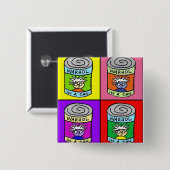 正方形 缶バッジ (正面&裏面)