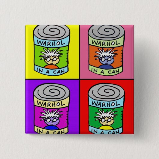 正方形 缶バッジ (正面)