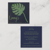 正方形、2.5インチx 2.5インチ名刺 スクエア名刺 (正面/裏面)