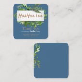 正方形、2.5インチx 2.5インチ名刺 スクエア名刺 (正面/裏面)