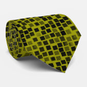 正方形v2 – オリーブの黒 ネクタイ (ロール)