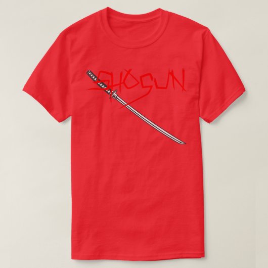 正日本の侍(2) Tシャツ (デザイン正面)