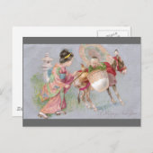 正日本の月新年ベビーオンライル シーズンポストカード (正面/裏面)