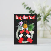 正月飾り -Wreath of Japan of the new year-(No BG) シーズンポストカード (スタンド正面)