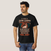 正気でないチームリーダーシャツ Tシャツ (正面フル)