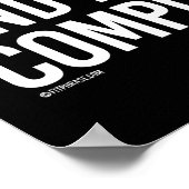 正気でないトレーニングと文句を言わない – Training Fitne ポスター (角)