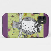 正気でないフクロウ5のiPhone 5の例 Case-Mate iPhoneケース (裏面(横))