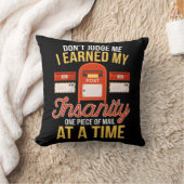 正気でないポスマンスおもしろいクリスマイ退職したルマン クッション (ブランケット)