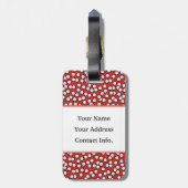 正気でないモノグラムパターン ラゲッジタグ (裏面縦)