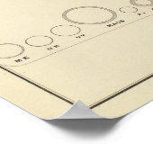 正気でない統計米国リトグラフ1870 ポスター (角)