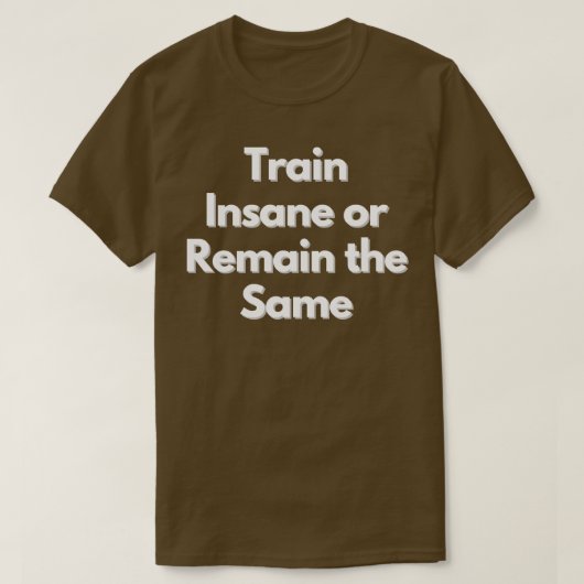 正気でない、または同じデザインを維持する1 Tシャツ (デザイン正面)