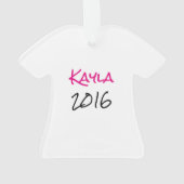 正気でない、または同じ状態を維持する オーナメント (裏面)