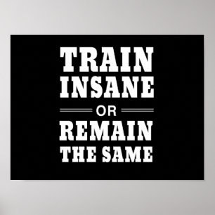 正気でない、または同じ状態を維持する ポスター