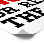 正気でない、または同じ状態を維持する ポスター (角)