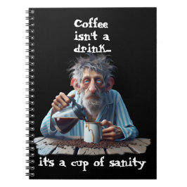 正気のカップ ノートブック