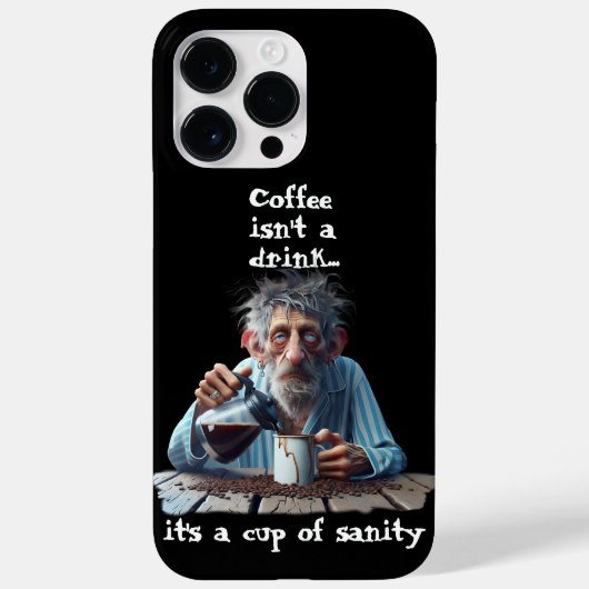 正気のカップ Case-Mate iPhoneケース (裏面)