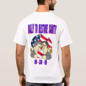 正気の沙汰だ Tシャツ (裏面)