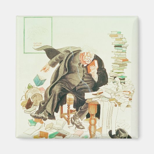 正気の風刺漫画の概要 マグネット (正面)