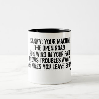 正気へのあなたのリンク ツートーンマグカップ