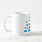 正気もしで笑ってるのは…マグ コーヒーマグカップ (左)