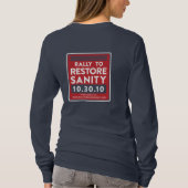 正気を元通りにする再結集: ノッチの下のそれを取って下さい Tシャツ (裏面)