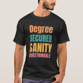 正気を確保する程度の疑わしいtシャツ tシャツ (正面)