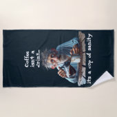 正気カップ ビーチタオル (正面)