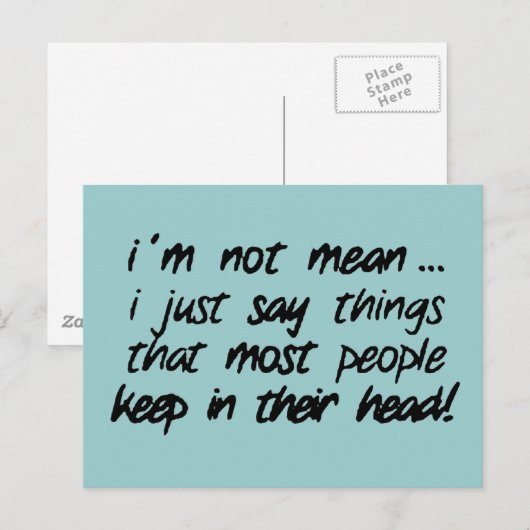 正直さ ポストカード (正面/裏面)