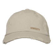 正直さ 刺繍入りキャップ (正面)