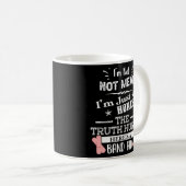 正直だからってユーモアを傷つけちゃうわけじゃない コーヒーマグカップ (正面右)