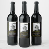 正直な先生が楽しむこのボトル ワインラベル (ボトル)