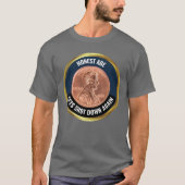 正直な阿部が再び撃ち落とされる – ペニー退職 Tシャツ (正面)