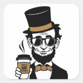 正直な阿部 スクエアシール (正面)