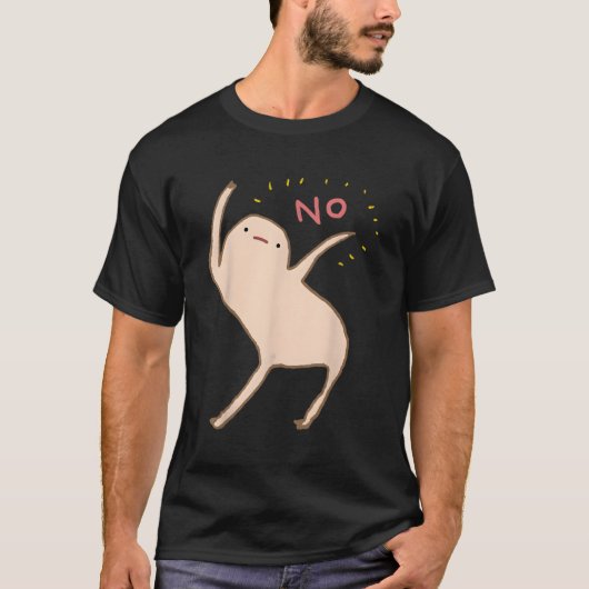 正直なBLOBがNoと言う Tシャツ (正面)