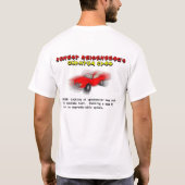 正直なHeisenbergのQuantum車 Tシャツ (裏面)