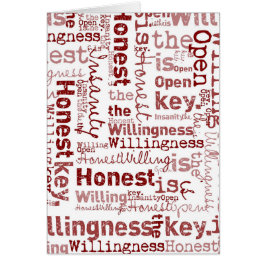 正直にオープンな意志