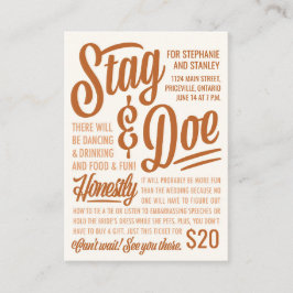 正直に言うと、スタッグ&ドウチケット 名刺