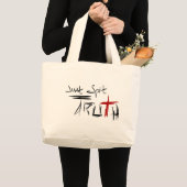 正直に言う ラージトートバッグ (正面(商品))