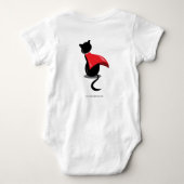 正直に ベビーボディスーツ (裏面)