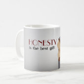 正直は最高の贈り物 コーヒーマグカップ (正面左)