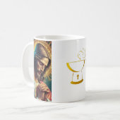 🌿💛正直を主たる材料にしよう コーヒーマグカップ (正面左)