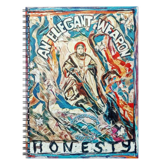 正直エレガントは文明時代の武器 ノートブック (正面)