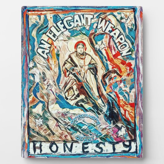 正直エレガントは文明時代の武器 フォトプラーク (正面)