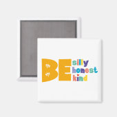 正直カラフルに間抜け親切感動的にする マグネット (正面/裏面)