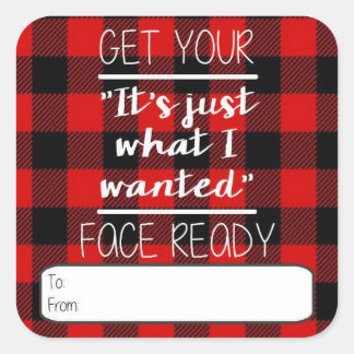 正直ギフトラベルラベル スクエアシール