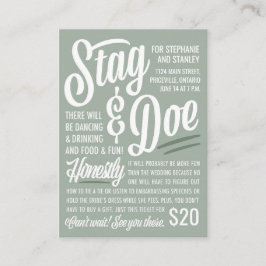 正直スタッグ&ドーチケット 名刺