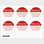 正直ステッカー ラウンドシール (シート)