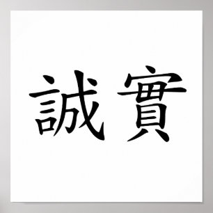 正直中国のさの象徴 ポスター