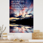 正直信じに報いる…ポスター ポスター (キッチン)